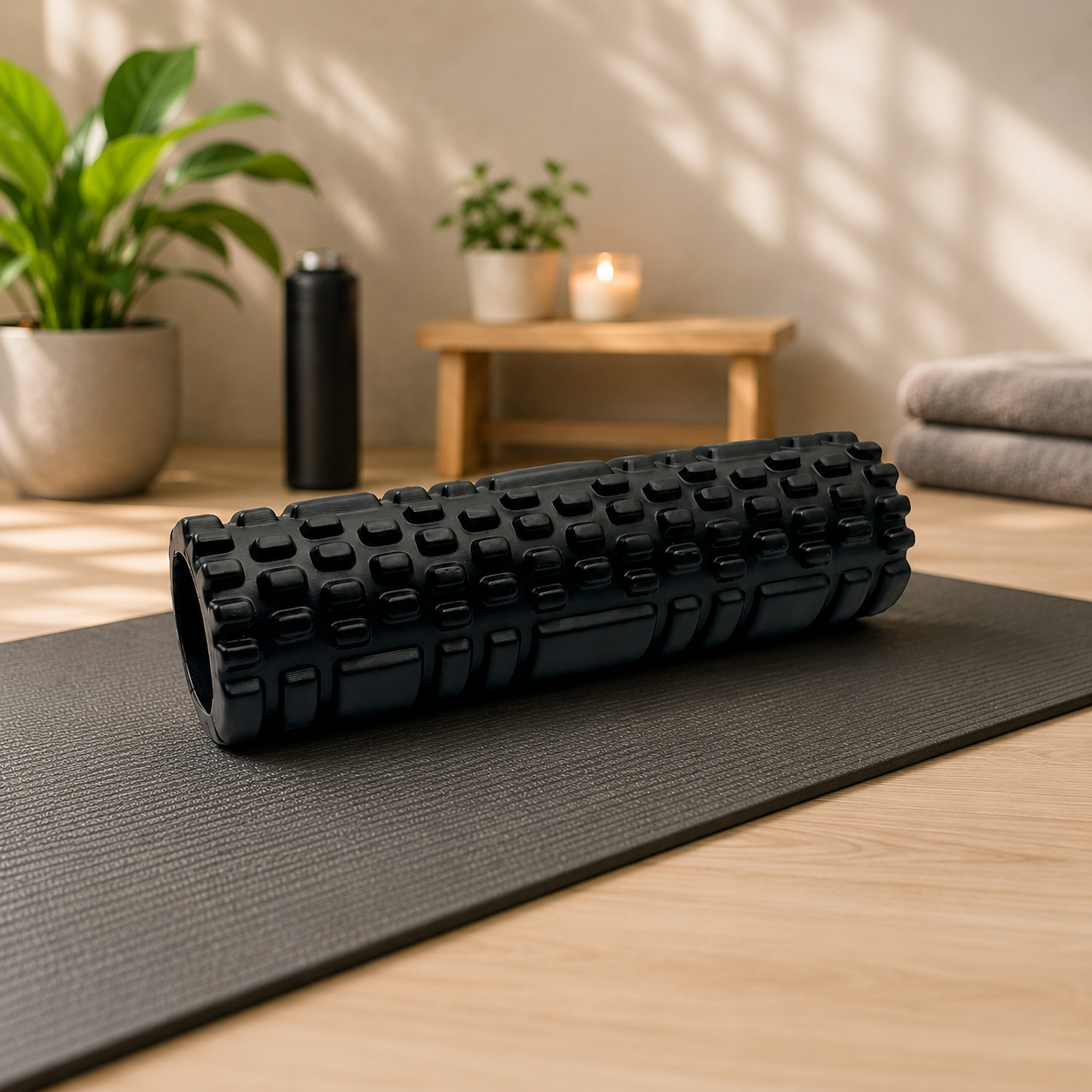 "Premium Foam Massage Roller for Deep Tissue Muscle Recovery & Pain Relief"
