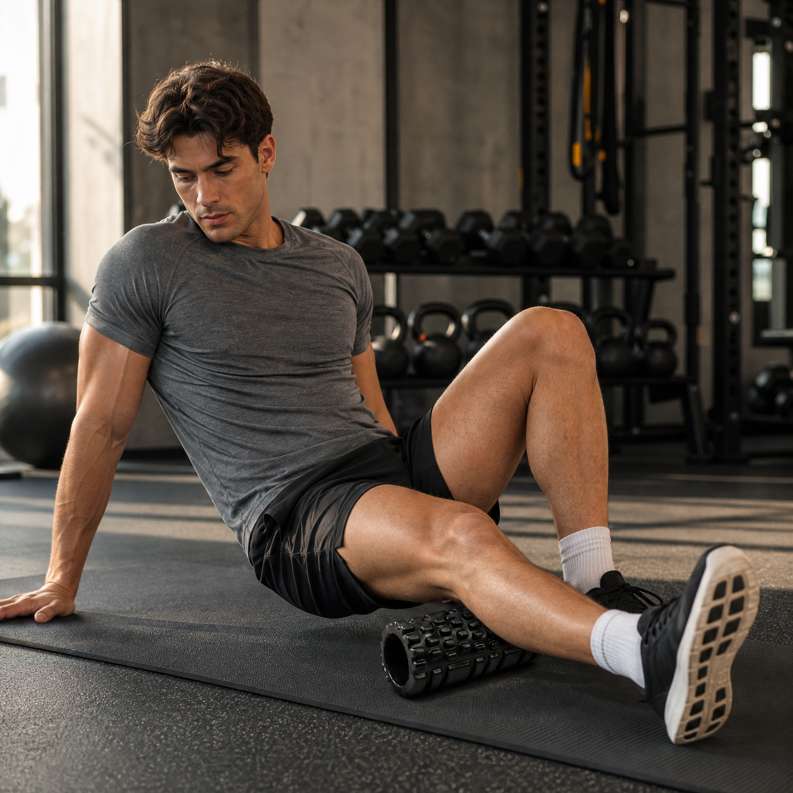 "Premium Foam Massage Roller for Deep Tissue Muscle Recovery & Pain Relief"